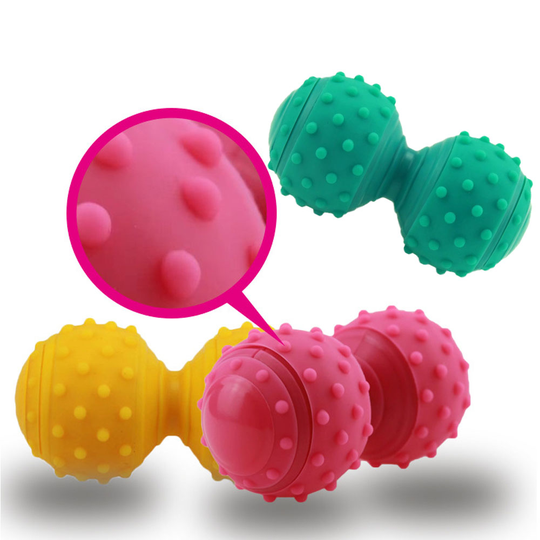 Silicone Spiky Massage Ball Peanut Balls Yoga Rollers Body Massager Back Trigger Point Therapy Muscle Pain Body Tension Relief