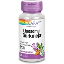 Solaray Liposomal Gurkmeja 30 kapselia