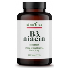 Närokällan B3 Niacin 10 mg 750 tablettia