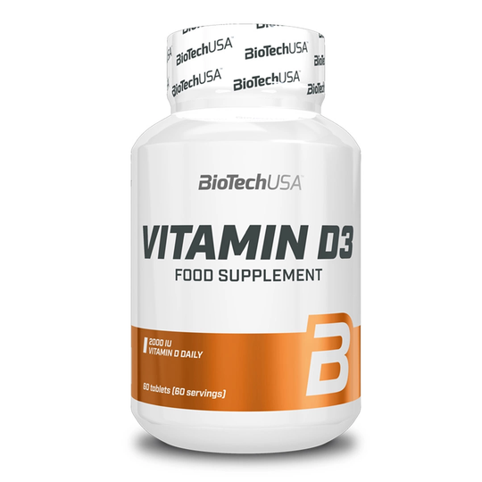 Biotechusa Vitamin D3 60 Caps
