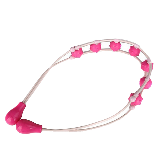 Multi-Effect Waist Shoulder Massage Roller belt Waist shoulder back roller Pull Device Body Relaxation Tool