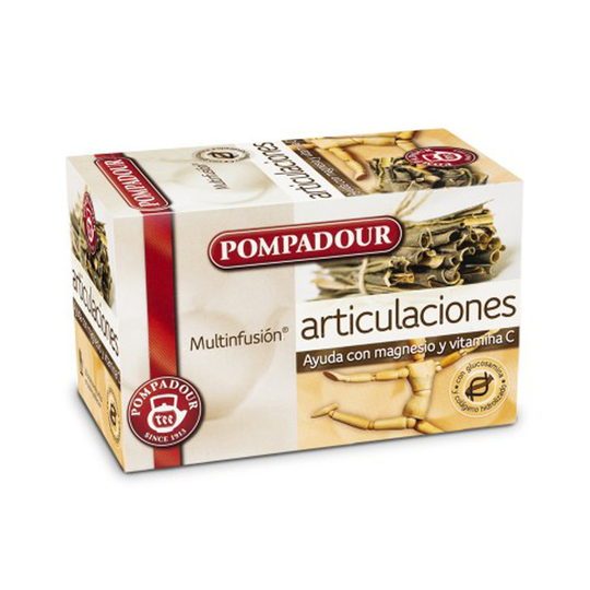 Joints, 20 Pompadour sachets, aid cn magnesium and vitamin C.