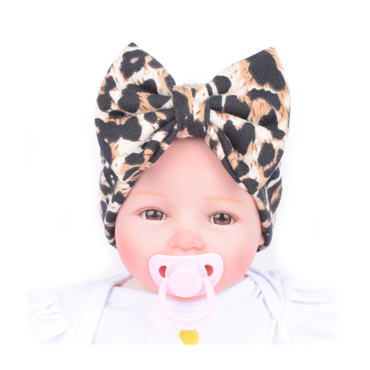 Classic Headbands For Girls Children's Hairband Baby Leopard Hair Band Stretch Bow Hair Accessories Babies Kids Headbands