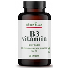 B3 Nikotinamid 100 mg 90 kapselia