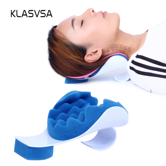 KLASVSA Neck shoulder relaxation Traction pillow For Orthopaedic Relief Neck And Support Shoulder Upper Spine Loose Pain Massage