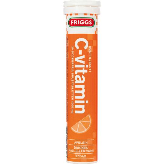 Friggs C-vitamiini 20 poretablettia Appelsiini