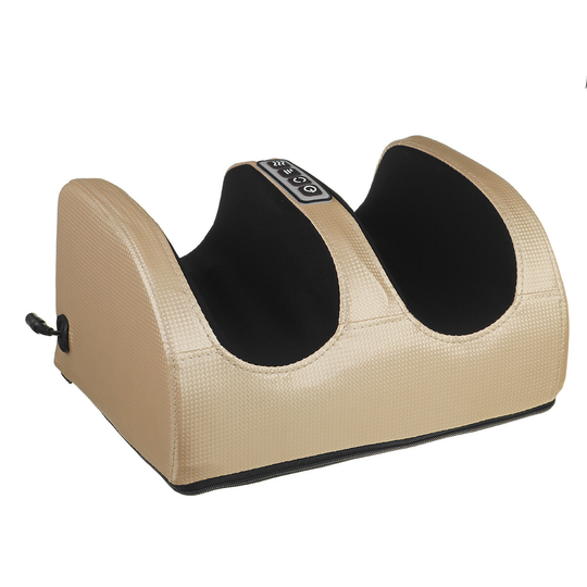 Elektrisk fotmassager kalvbenmassage uppvärmd Shiatsu knådande rullande maskin