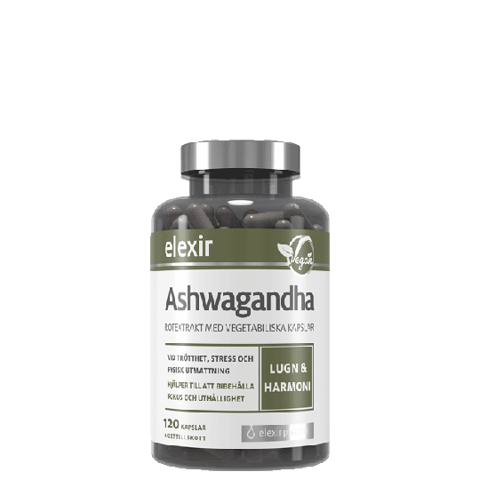 Ashwagandha, 120 veg. kapselia