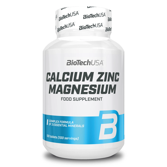 Biotechusa Calcium Zinc Magnesium 100 Caps