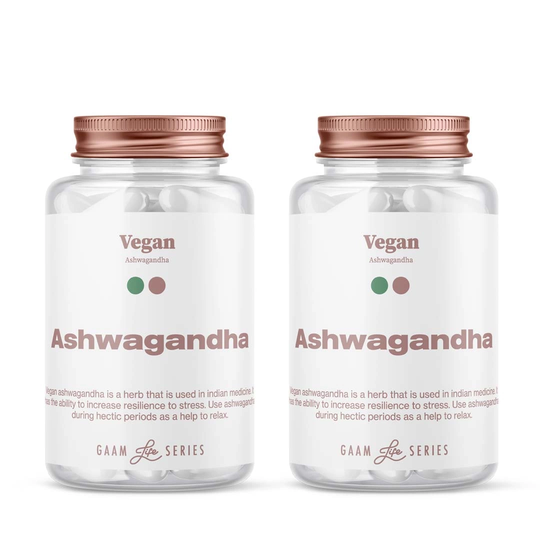 Gaam Life Series Vegan Aswagandha 120 Caps
