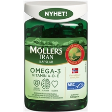 Möller's Omega-3 Tran Kapslar 160 kapselia