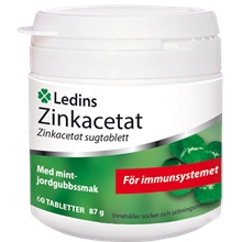 Zinkacetat 60 tablettia