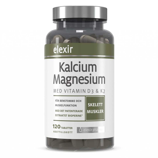 Elexir Pharma Kalcium & Magnesium 120 Tabs