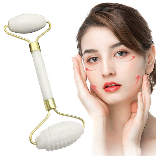 Natural Jade Massage Roller Facial Massager Facial Relaxation Slimming Face Lift Anti Wrinkle Cellulite Body Beauty Makeup Tool