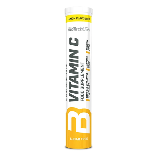 Biotechusa Vitamin C Effervescent Lemon 20 Tabs