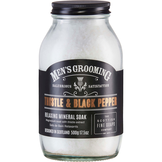 The Scottish Fine Soaps Thistle & Black Pepper Relaxing Mineral S
