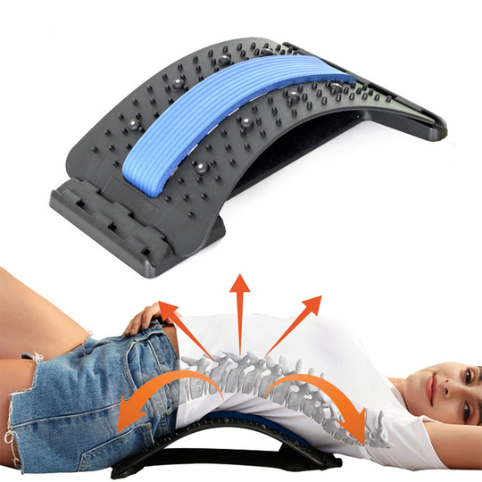 Magnetic Back Massager Stretcher Muscle Relax Posture Therapy Corrector Back Stretch Spine Stretcher Lumbar Support Pain Relief