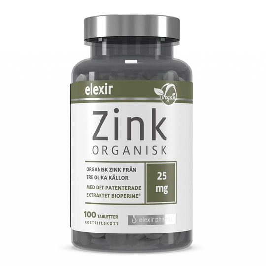 Elexir Pharma Organic Zink 100 Tabs