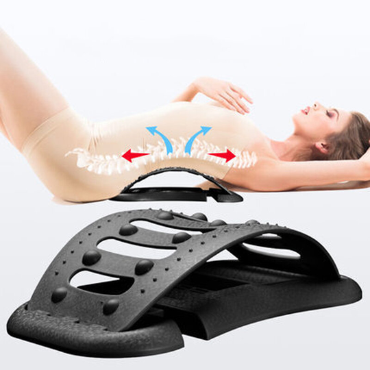 KAOLOAD 200KG bärande ABS ländrygg nedre rygg stretch cervical massager ländrygg ryggavlastning tre-block justering MINI