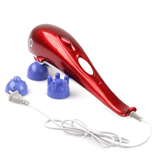 Electric Mechanical Dolphin Massager Back Massage Hammer Vibration Infrared Stick Roller Cervical Body Massage