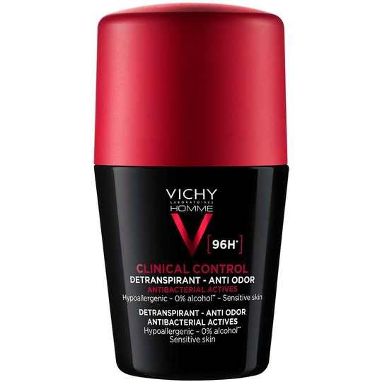 VICHY Homme Clinical Control 96hr Roll-on Antiperspirant 50 ml 50