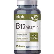 B-12 vitamin plus folsyra 100 tablettia
