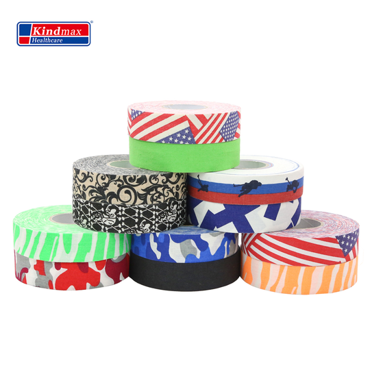 Kindmax Cloth Sports Tape Ice Hockey Tape Stick Roll Pro Grip Adhensive Tape Bandage Training and Practice