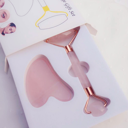 Face Lifting Tool Massager Rose Quartz Roller Slimming Natural Jade Facial Massage Roller Stone Skin Massage facial tools
